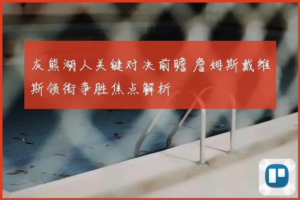 灰熊湖人关键对决前瞻 詹姆斯戴维斯领衔争胜焦点解析